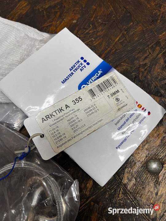 Nowe łańcuchy antypoślizgowe śniegowe Veriga Piasek