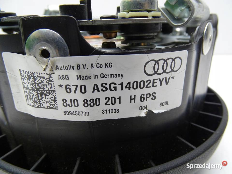 PODUSZKA AIRBAG KIEROWCY KIEROWNICY 8J0880201H małopolskie sprzedam