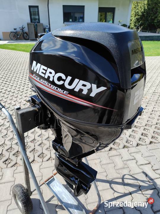 Silnik zaburtowy Mercury 25 EFI 28 mh manetka 2019 r Film