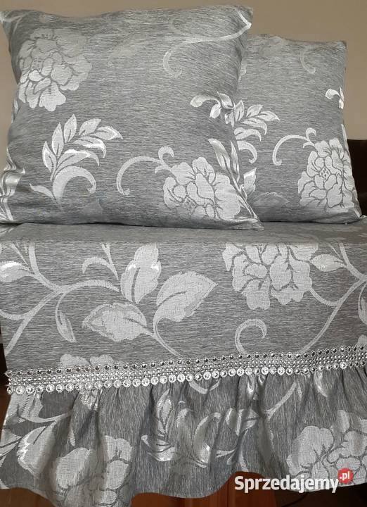 Zasłony szary kwiat Mława