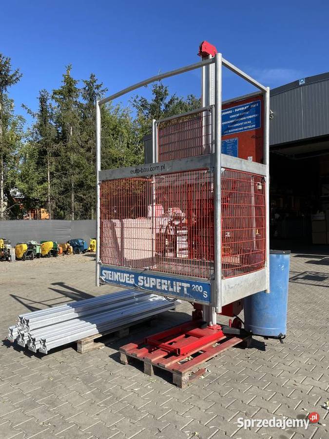 Winda budowlana wyciąg Steinweg Superlift 200 s Rok produkcji 2000 Ślesin sprzedam