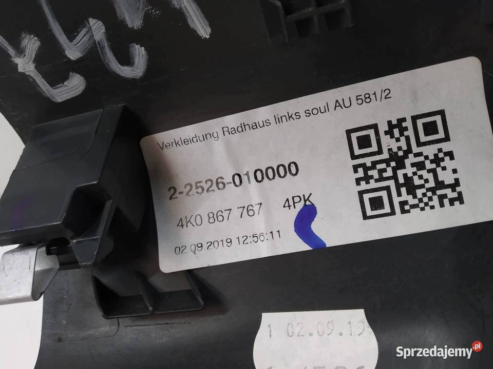 OSŁONA PROGU LLEWY PRZÓD TYŁ KPL 4K1867271