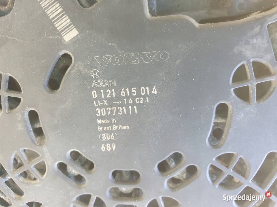 ALTERNATOR Volvo S40 II V50 24 D5 0121615014 Chełm