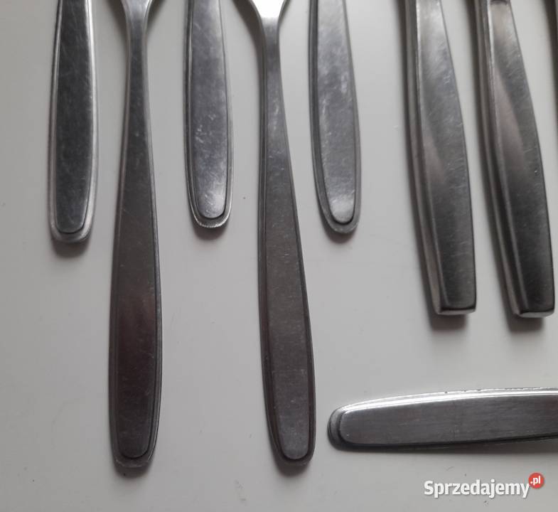 Retro Vintage Sztućce HEFRA PRL Sygnatura 12 Gdańsk