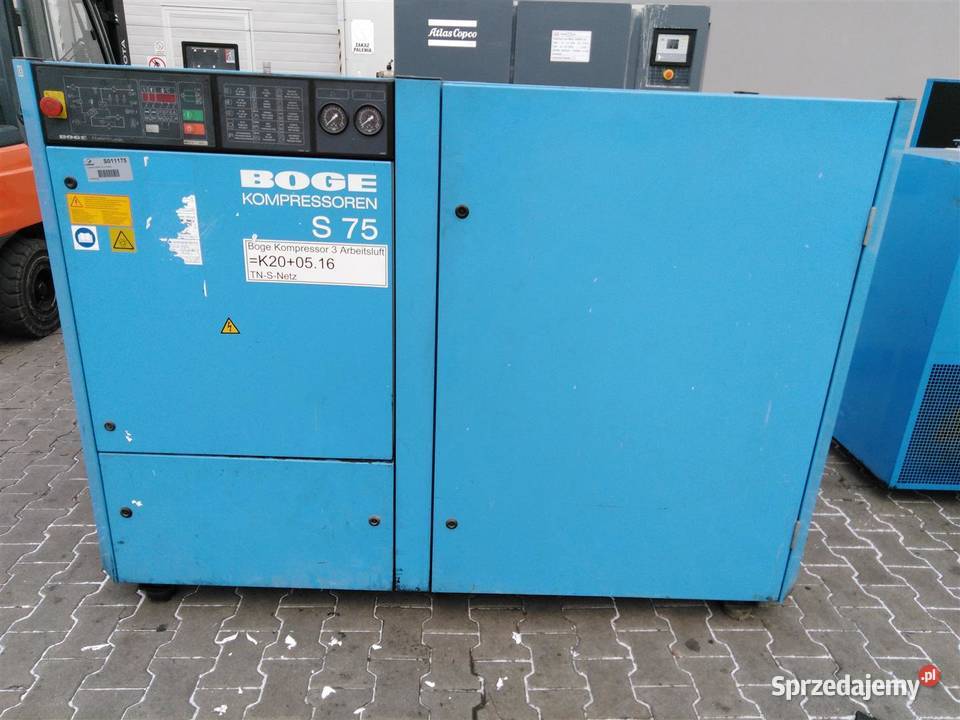 Sprężarka BOGE S75 5522KW S011175 Produkcja Wilków sprzedam