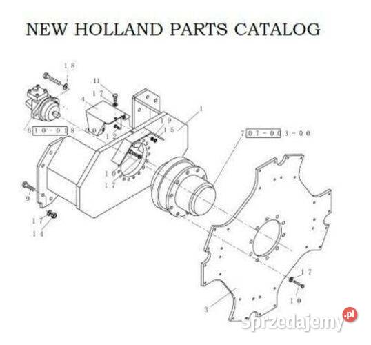 Holland 455 555 655 755 775 katalog części świętokrzyskie Kielce sprzedam