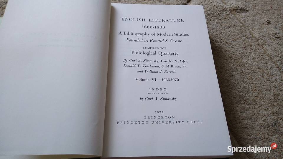 English literature 16601800 a bibliography of literaturoznawstwo Gdańsk