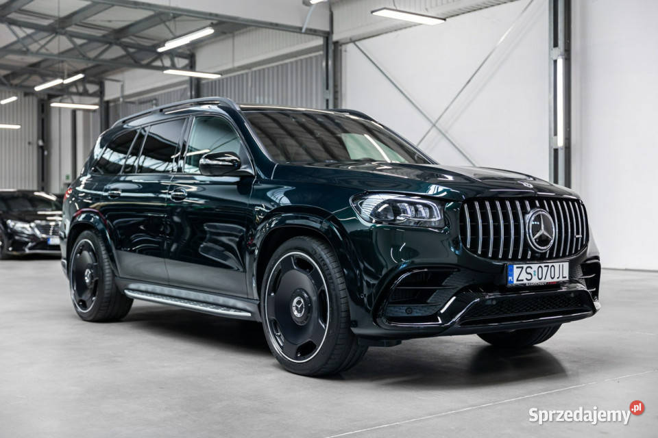Mercedes GLS Klasa 63 AMG 612 Krajowy Zieleń regulowane zawieszenie Węgrzce