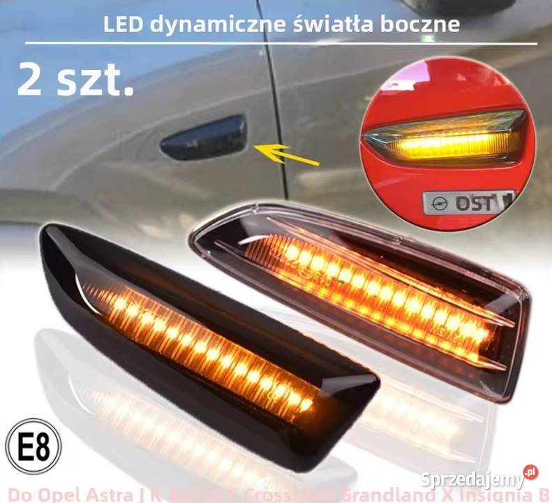 Dynamiczne kierunkowskazy LED Opel Astra J K śląskie Gliwice