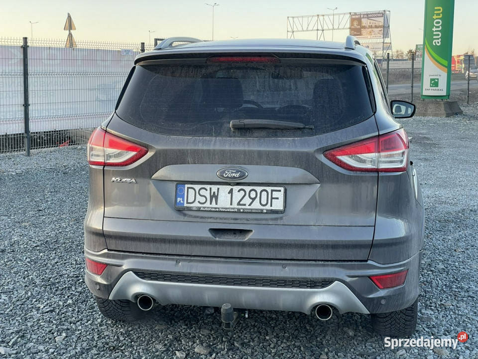 Ford Kuga 20 TDCI 163 4x4 2014r titanium wspomaganie kierownicy dolnośląskie Wojkowice
