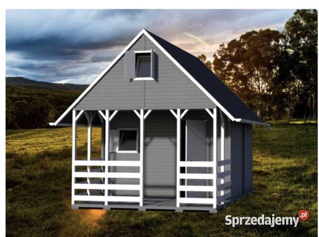 DOMEK LETNISKOWY DREWNIANY CAŁOROCZNY 5m7m 15mm Korczyna