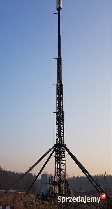 Internet radiostacja wieża maszt pod nadajnik Lubliniec