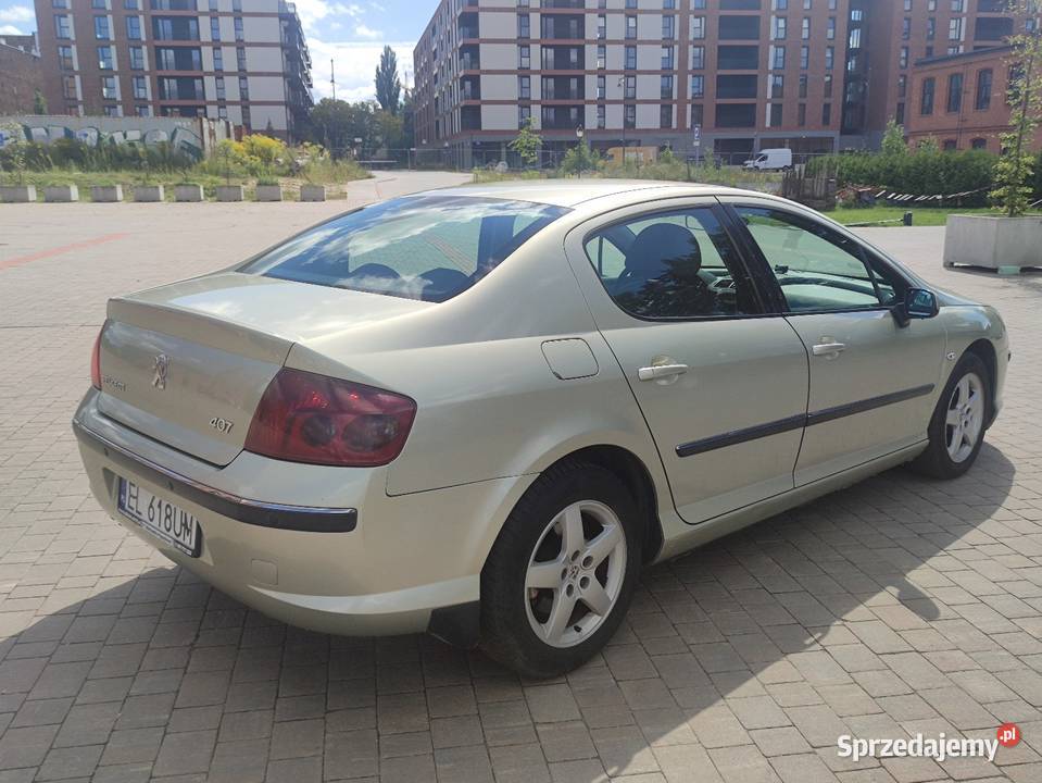 Peugeot 407 20 HDi Salon Polska czujnik deszczu Samochody osobowe sprzedam