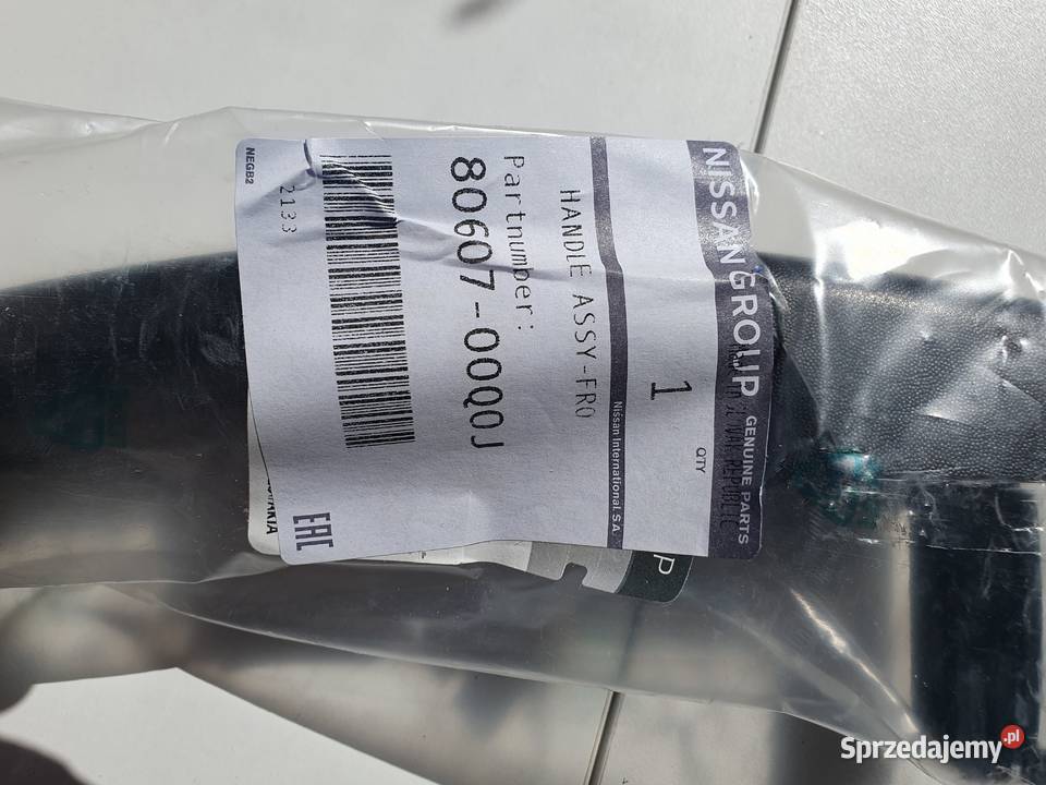 KLAMKA DRZWI NissanRenaultOpel NV400 8060700Q0J Drzwi Chwaszczyno sprzedam