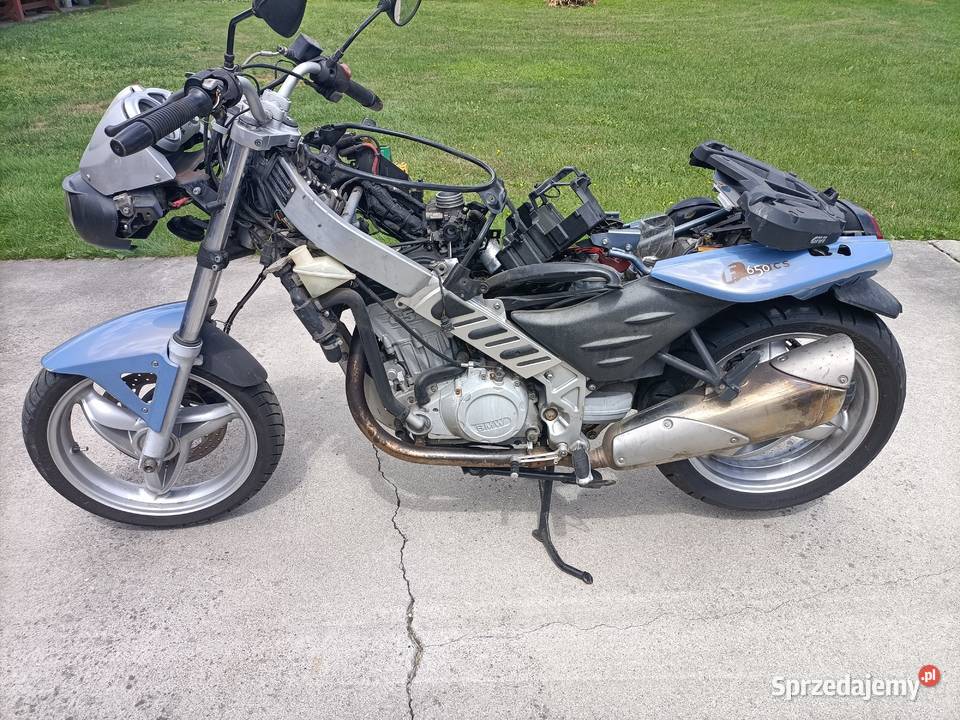 Uszkodzona BMW 650 CS na części uszkodzony Krobia