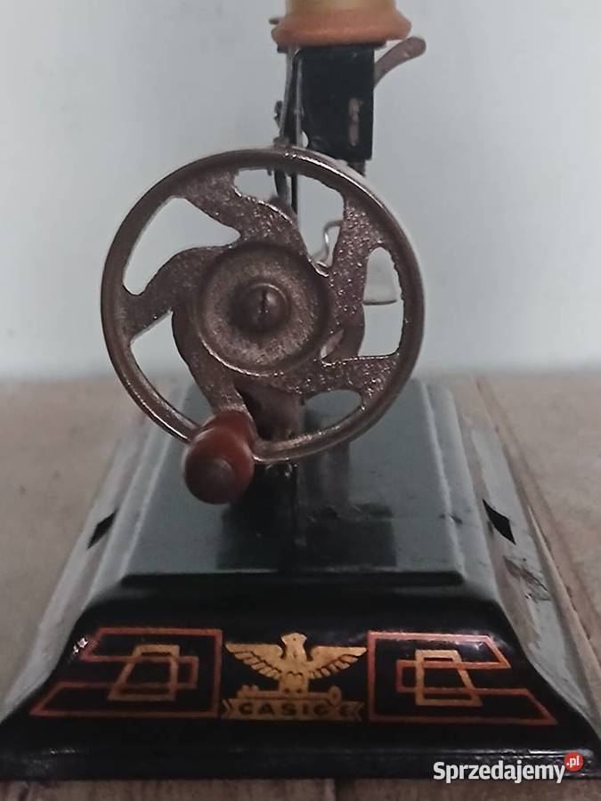 Zabytkowa miniaturowa maszyna do szycia Antykwariat małopolskie Kraków sprzedam