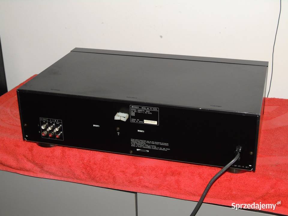 Magnetofon Sony TCK670 3 głowice 2 wałki WYSYŁKA Jasło