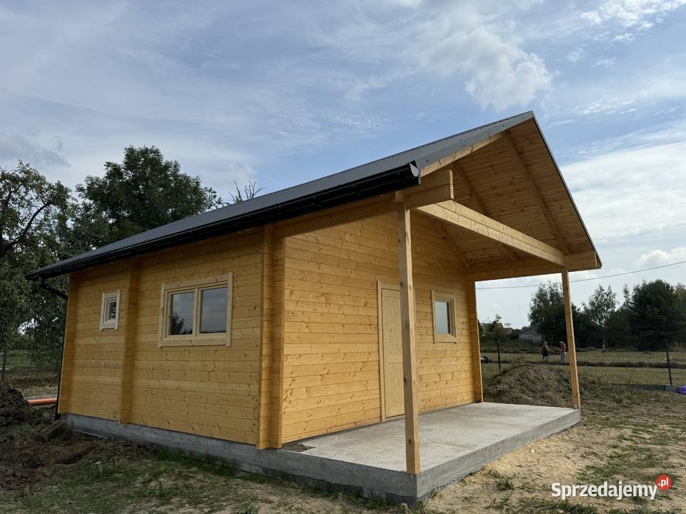 DREWNIANY DOMEK LETNISKOWY PEONIA Z ANTRESOLĄ Rzeszów sprzedam