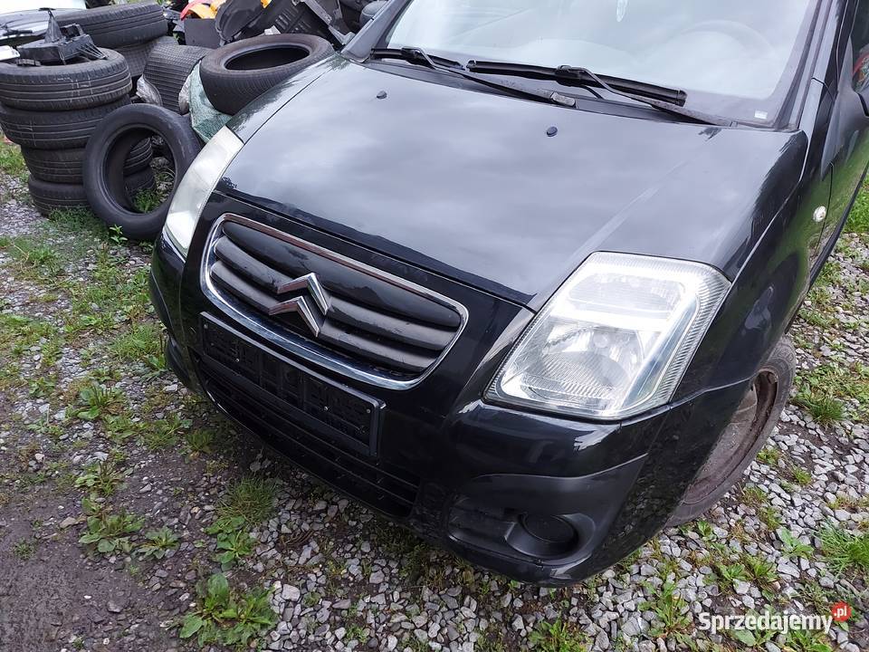 Citroen C2 LIFT KOMPLETNY przód Zderzak Lampy Zestawy części blacharskich Tychy
