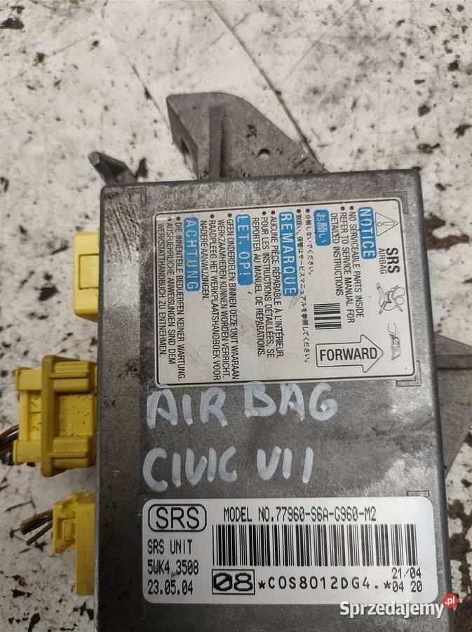 HONDA CIVIC VII lift sensor airbag Układ elektryczny Kielce