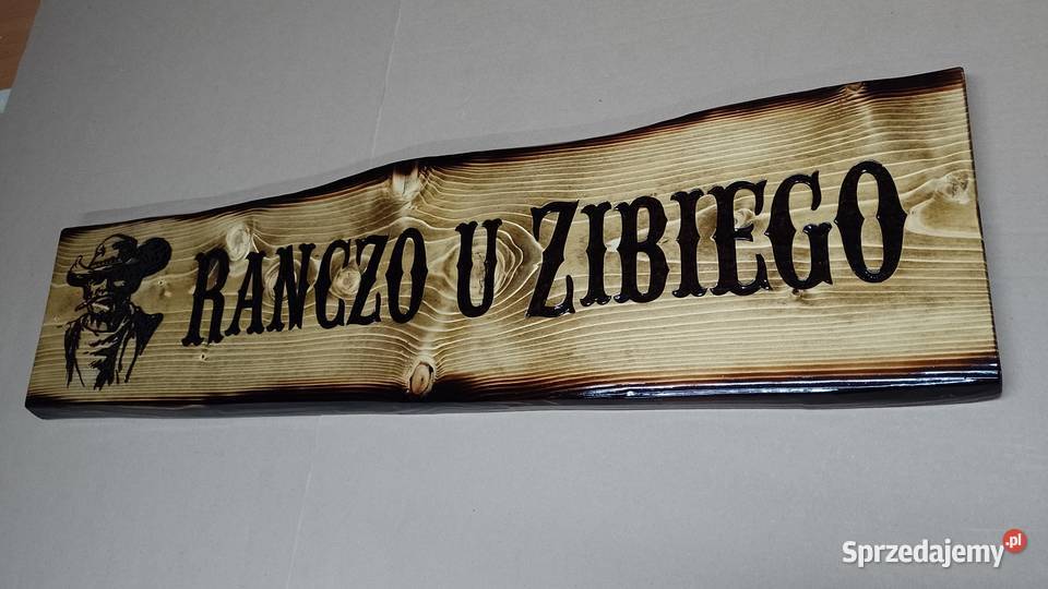Szyld dekoracyjny ozdobny z drewna tablica Rzeźby i figury Ogród Roczyny