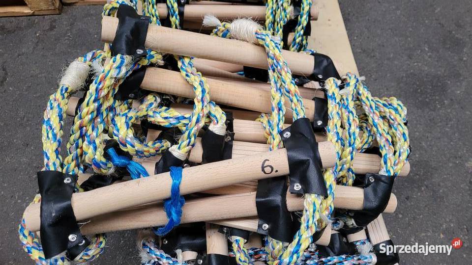 Drabina sznurowa linowa na dach 12M ATESTOWANA Wrocław