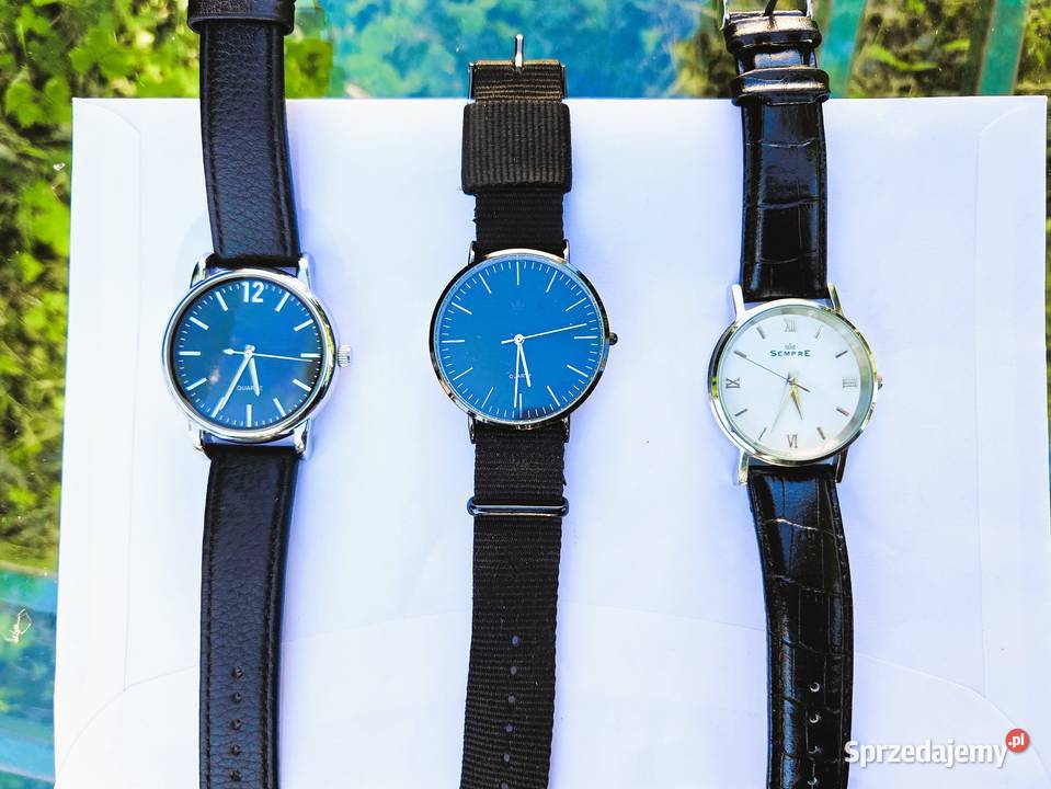 Zegarek QUARTZ 3 Zegarki w jednego Pszczyna