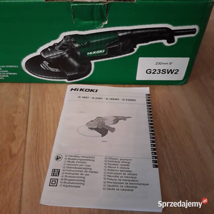Szlifierki kątowe HIKOKI G23SW2 i G13STAS