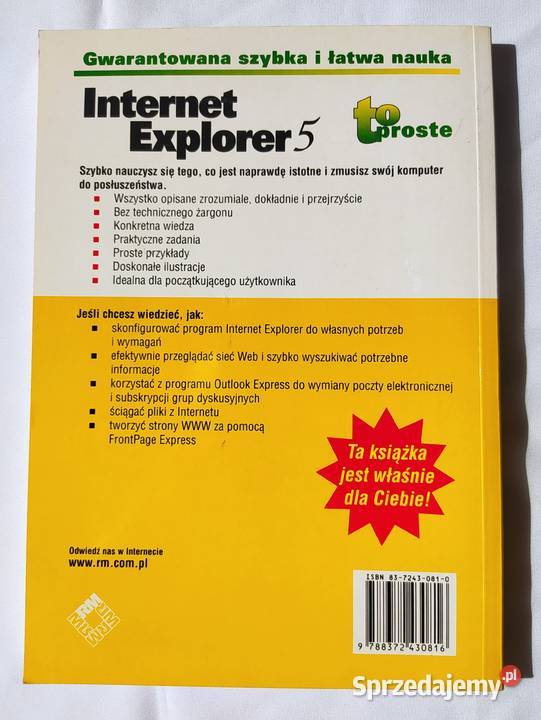 Internet Explorer 5 to proste P K McBride sprzedam
