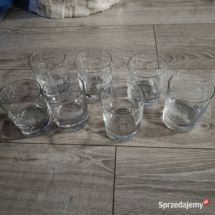 Wodka Wyborowa Szklanki Kolekcjonerskie Poznań sprzedam