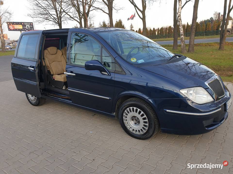 Lancia Phedra 22 Diesel 2004r I wł Doinwestowany granatowy Poznań