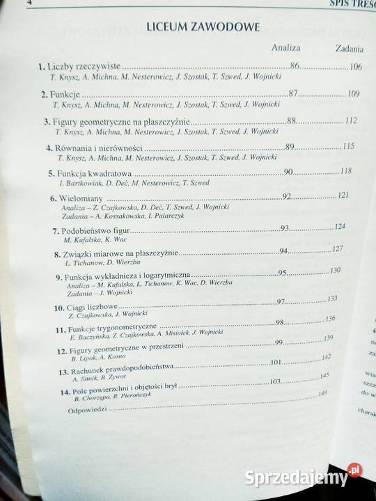 Matematyka co trzeba umieć Knysz unikatowe Antykwariat Warszawa