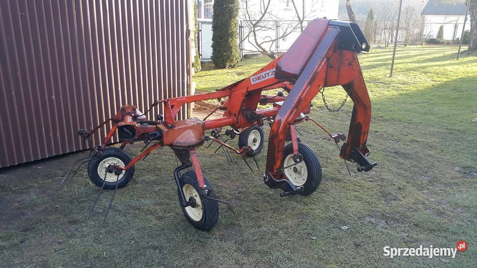 Przetrząsarka DeutzFahr Kh 400DN Pająk do siana Deutz-Fahr Maszyny zielonkowe Ołpiny