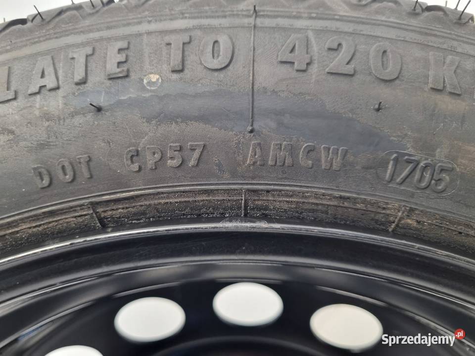KOŁO DOJAZDOWE 12580 R17 9209872 5x108 Samochodowe Chełm