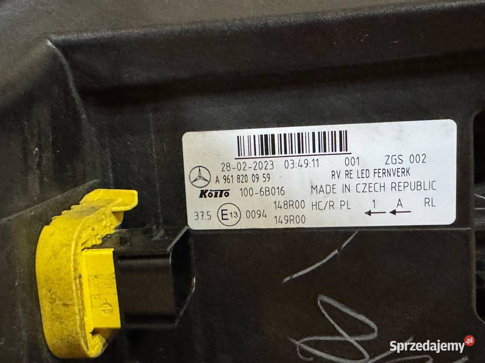 Lampy Full Led Mercedes Actros MP4 MP5 Szczecin