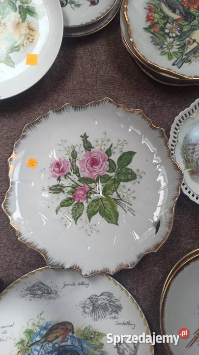 Talerz z różami Ażury reliefy do powieszenia Gdańsk