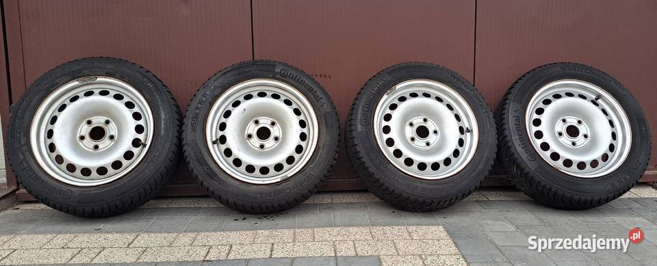 Koła zimowe Continental 20555 R16 Audi VW Skoda Solec nad Wisłą sprzedam