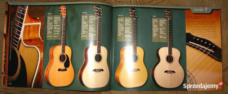 Alvarez 2005 guitar catalog katalog gitar Kępice