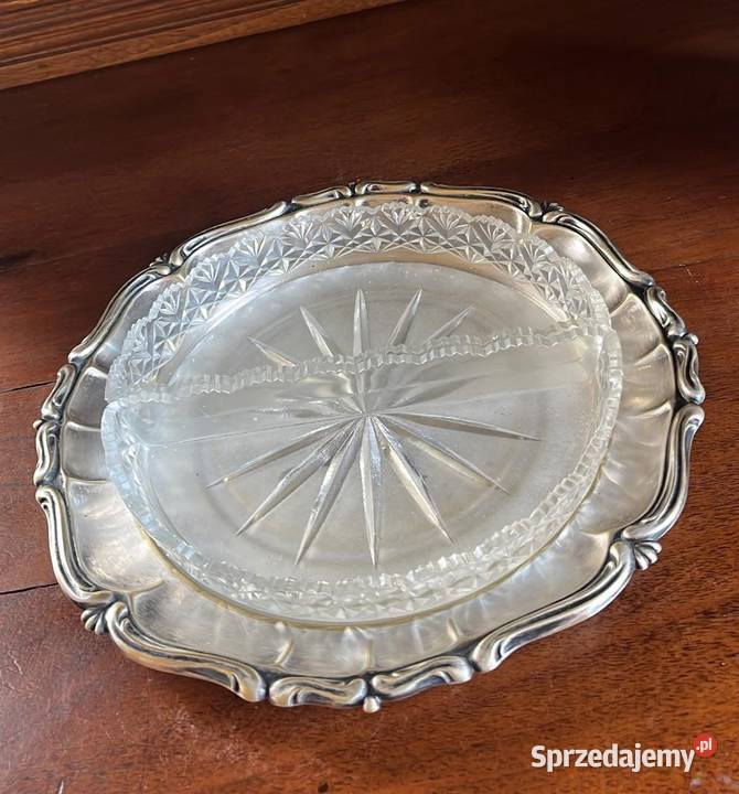 Patera Platerowa z wkładami szklanymi Kabaret Gdańsk sprzedam