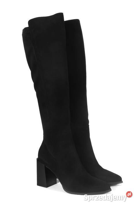 Kozaki klasyczne na obcasie czarne 36 41 Kalwaria Zebrzydowska