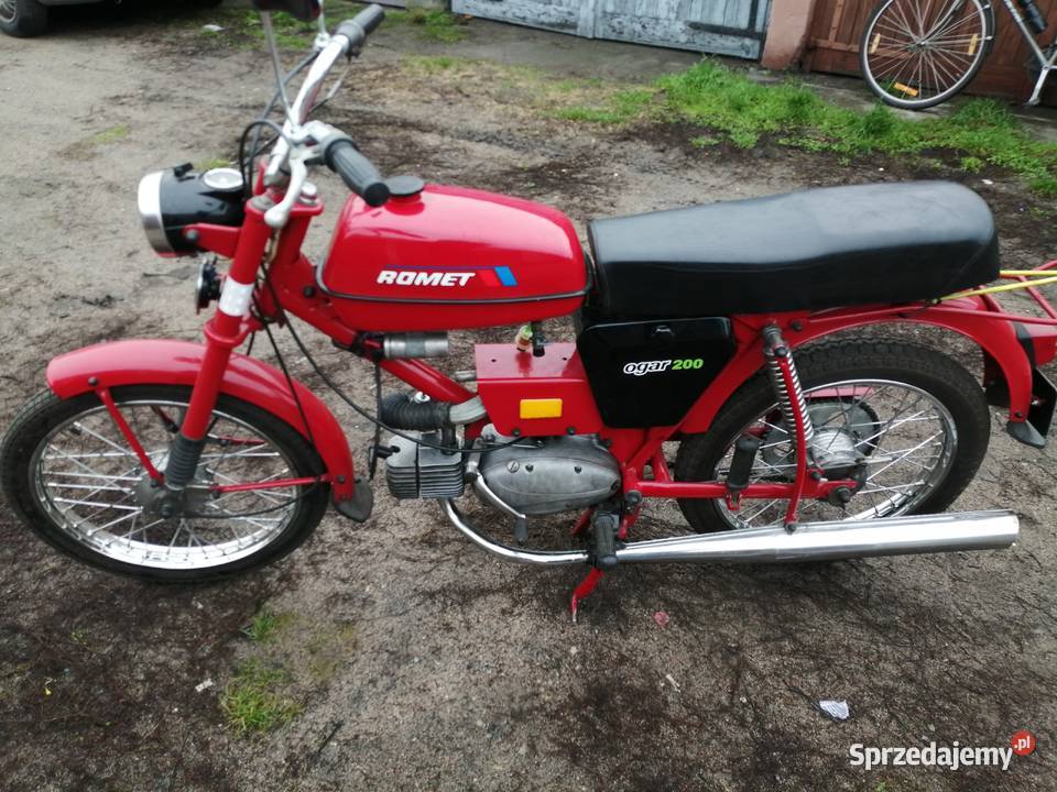 motorower romet ogar 200 nieuszkodzony Romet