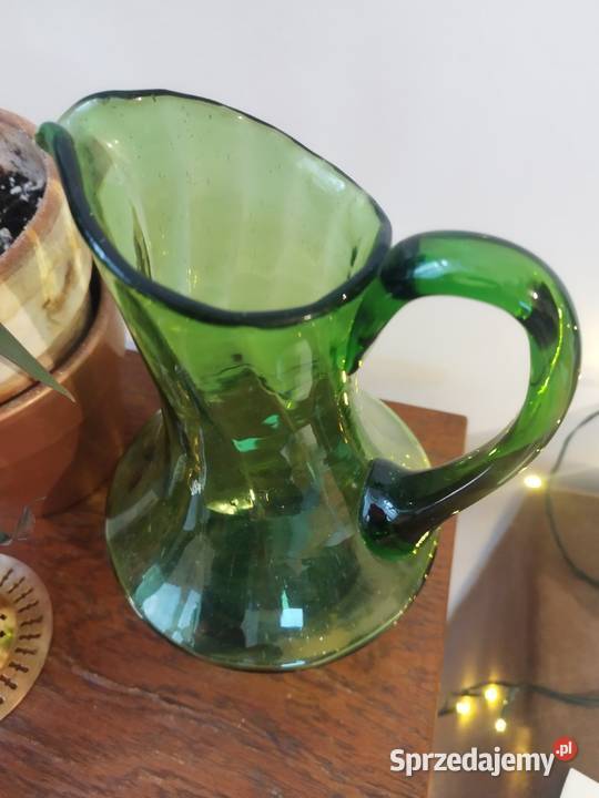 Dzban szkło PRL Porcelana i szkło Wrocław