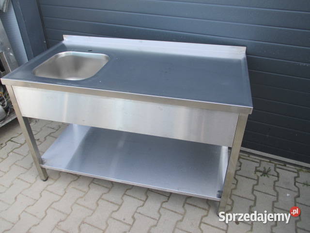 ZLEW GASTRONOMICZNY 1 KOMOROWY Z PÓŁKĄ 1367085