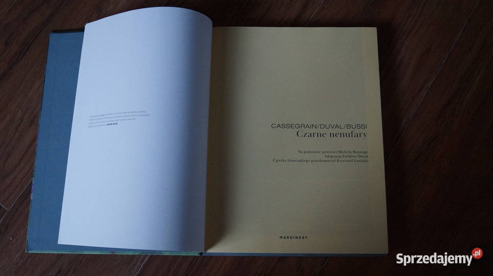 Czarne nenufary Cassegrain Duval Bussi Komiks wielkopolskie Mrowino