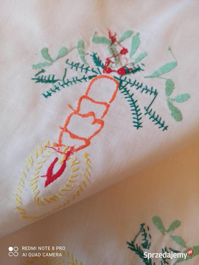 Serweta bieżnik świąteczny ręcznie haftowana 100 podlaskie Białystok