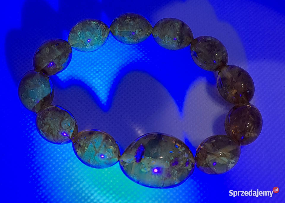 Bransoletka z bursztynu bursztyn bałtycki oliwka Warszawa