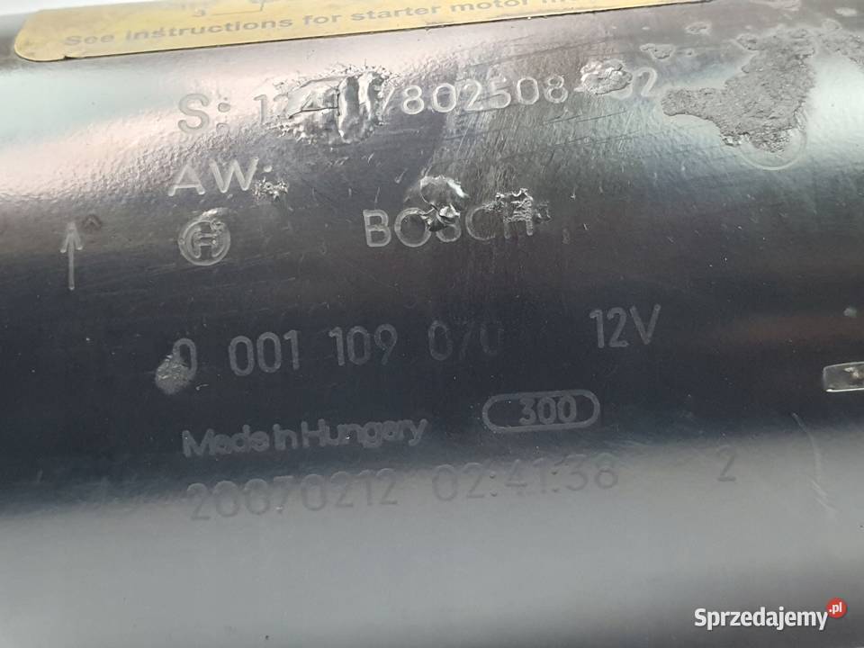 ROZRUSZNIK BMW E87 E90 E91 E83 X3 20 D 204D4 Chełm
