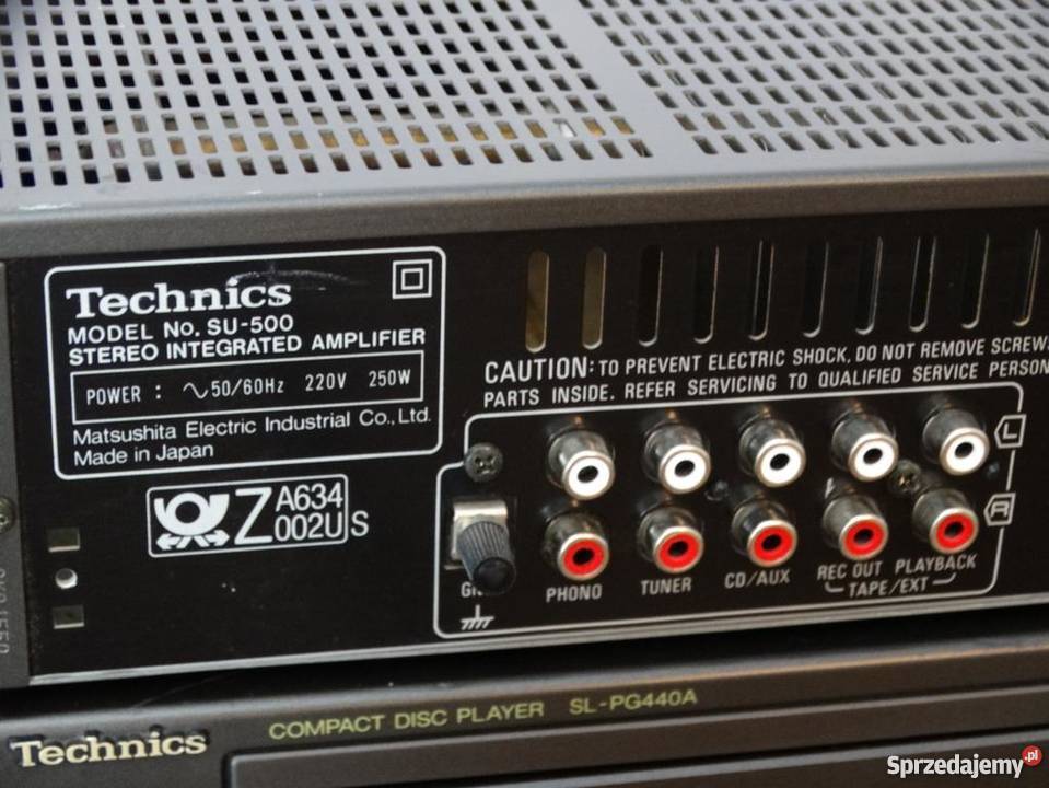 Wzmacniacz Technics SU500 sprawny i mocny podkarpackie Jasło