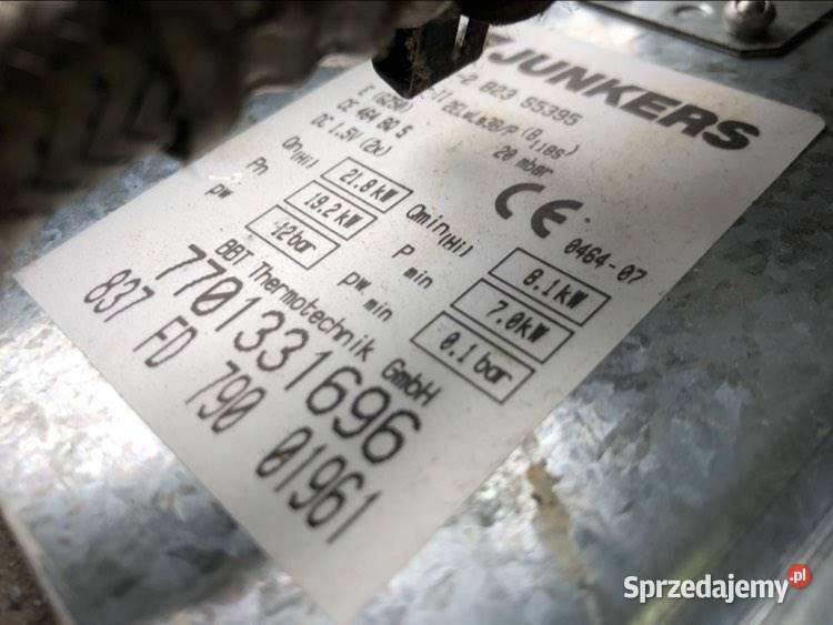 Piecyk Gazowy Junkers WRP 11 2 B23 Podgrzewacz Zamość