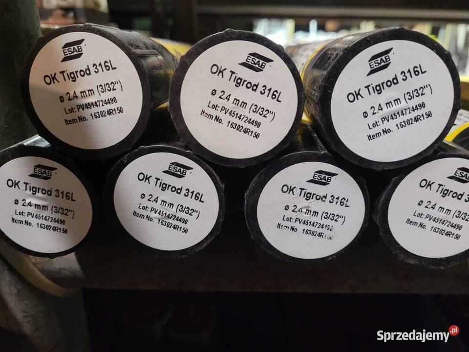 Prętdrut spawalniczy OK Tigrod 316L fi 24mm Orle sprzedam